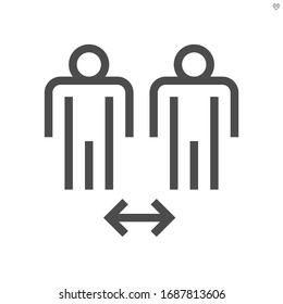Coronavirus disease infection vector icon design, 48x48 pixel perfect and editable stroke.
