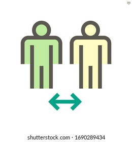Coronavirus disease infection vector icon design, 48x48 pixel perfect and editable stroke.