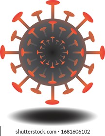 Coronavirus disease named COVID-19 , virus icon