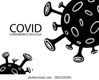 Coronavirus disease 2019–nCoV Vector Illustration. 2019 Novel Coronavirus Logo, background Design Vector Template