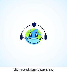 Coronavirus Emoji Vector Design Illustration For Banner and Background