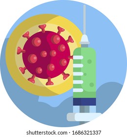 Coronavirus epidemic illustrations. Influenza flue season virus.