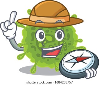 coronavirus an experienced explorer with a compass