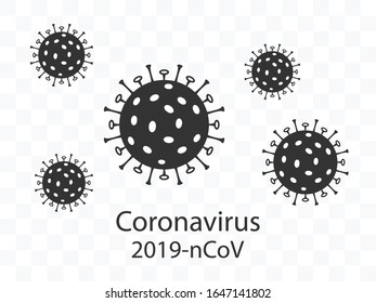 Coronavirus, flu icon. Vector illustration, flat design.