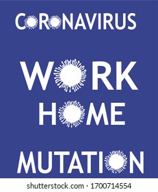coronavirus graphic design vector art