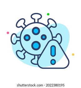 Coronavirus Healthcare Medical, vector graphic Illustration Icon.