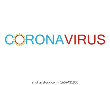 Coronavirus icon, 2019-nCov novel coronavirus concept resposible for asian flu outbreak and coronaviruses influenza as dangerous flu strain cases as a pandemic. Vector isolated