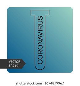 Coronavirus icon. COVID-19. Black vector icon EPS 10. 
