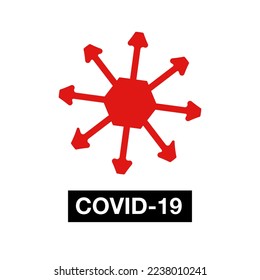 Coronavirus icon. COVID19 icon. Vector.