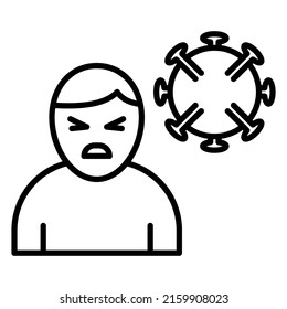 coronavirus icon design, vector illustration, best used for hospital