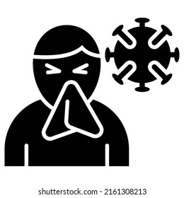 coronavirus icon design, vector illustration, best used for web app