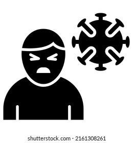coronavirus icon design, vector illustration, best used for web app