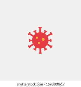 Coronavirus icon graphic element Illustration template design