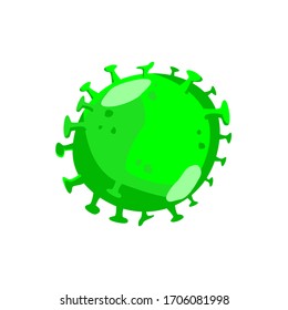 Coronavirus icon for illustration. stay safe and be healthy.