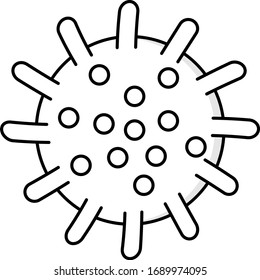 Vektorillustration-Grafiken mit Coronavirus-Symbolen bearbeitet
