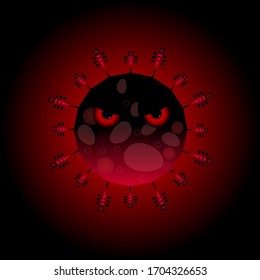 Coronavirus icon isolated with white background. Vector illustration Coronavirus. covid-19 virus icon. vector icon