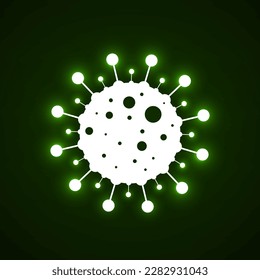 Coronavirus Icon on white background. Pandemic symbol. Isolated Vector Icon