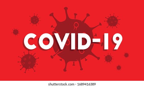 Coronavirus icon. Pandemia of new virus. Coronavirus outbreak. Dangerous health risk disease. Vector illustration.