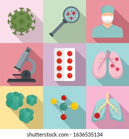 Coronavirus icon set vector in cartoon style . 2019-nCoV illustration of coronavirus vector icon set for any design