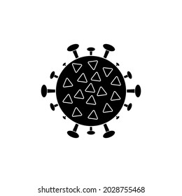 símbolo de símbolo del vector del conjunto de iconos de coronavirus
