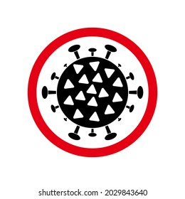 coronavirus icon set vector sign symbol