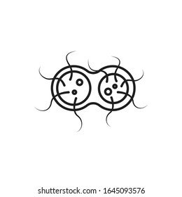 Icono Coronavirus estilo simple, perfecto para ilustración Salud y medicina etc