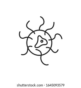Coronavirus icon simple style, perfect for illustration Healthcare and medical etc