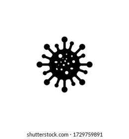 Symbol des Coronavirus-Symbols Vektor. Symbol für Virus