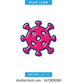 Coronavirus Icon Vector Design Template