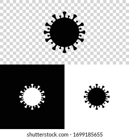 Coronavirus icon. Vector EPS file and image jpeg full HD.