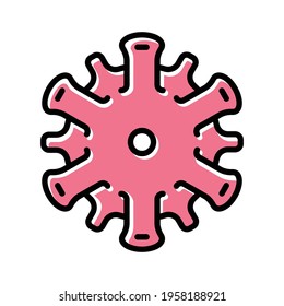 coronavirus icon vector graphic for any business especially for health care and medical