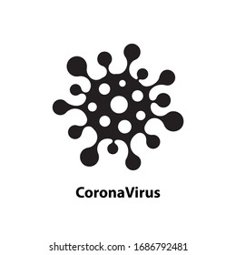 Coronavirus Icon, Vector illustration isolated on white background.