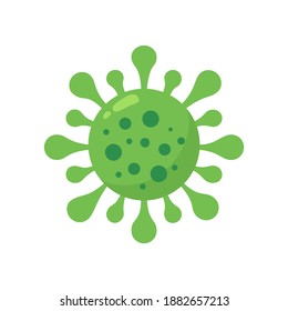 Coronavirus icon vector isolated on white background