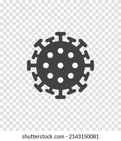 coronavirus icon. vector simple illustration