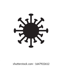 Coronavirus icon vector. Virus 2019-nCoV design concept