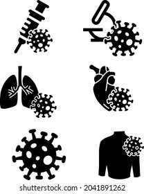 Coronavirus Icons Pack, COVID-19 vector icons