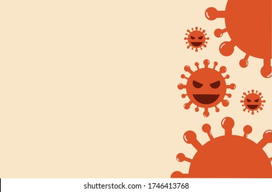 Coronavirus illustration background. corona virus 2019-nCoV pattern. Corona Virus Concept. Coronavirus background concept.