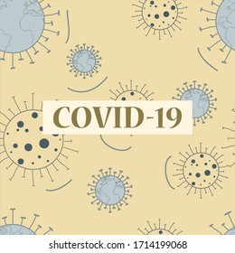 Coronavirus illustration, Vector coronavirus, coronavirus background