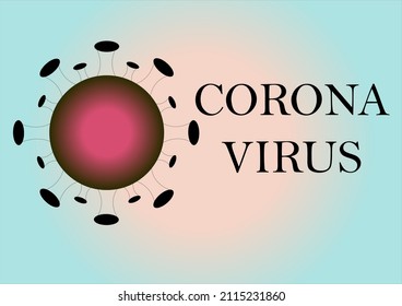 Coronavirus image. Background image of covid-19 molecule.