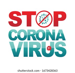 Coronavirus lettering protection banner.Pandemic stop Novel Coronavirus outbreak covid-19 2019-nCoV . Travel or vacantion warning. Protective mouth cap mask.