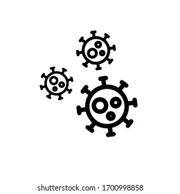 coronavirus line icon, vector illustration