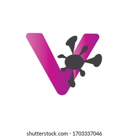 coronavirus  logo templete vectors icon illustrations