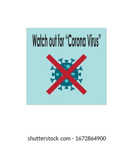 Coronavirus logo vector icon template
