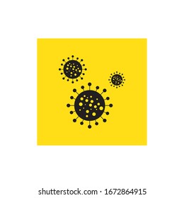 Vektorillustration des Coronavirus-Logos