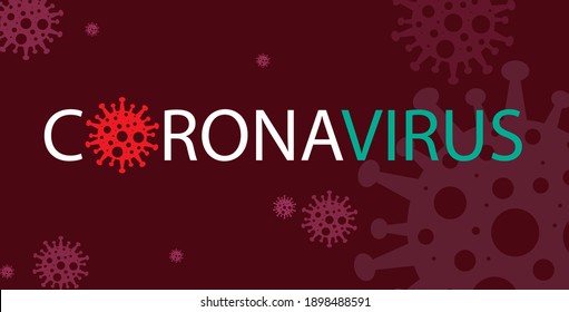 Coronavirus. Novel coronavirus concept responsible for  outbreak Around The World. Dangerous flu, influenza strain from Coronavirus cases. Pandemic medical health risk. Quarantine illustration