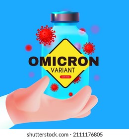 Coronavirus. Omicronn version. Healyjcare and vaccination