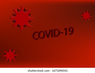 Coronavirus outbreak. Coronavirus 2019-nCoV. Pandemic medical health risk, immunology, virology, epidemiology.Vector background.