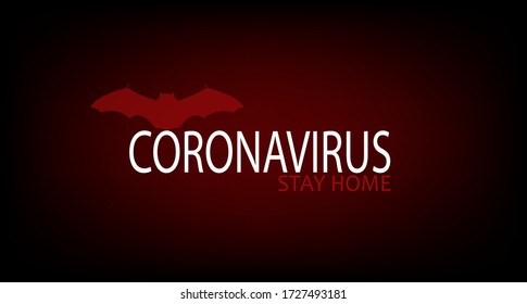 Coronavirus outbreak, COVID-19 vector illustration, background with dangerous virus bacteria like pandemic health, risk with cell disease.