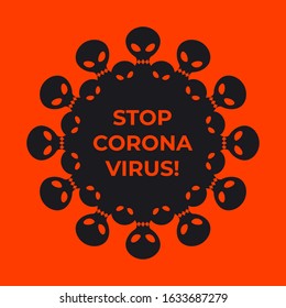 Coronavirus Outbreak Epi Center 2019-nCoV Symptoms Risk Disease China Flag Medical Health Care Concept Chinese WUHAN Virus Vector Icon Stop Epi Center