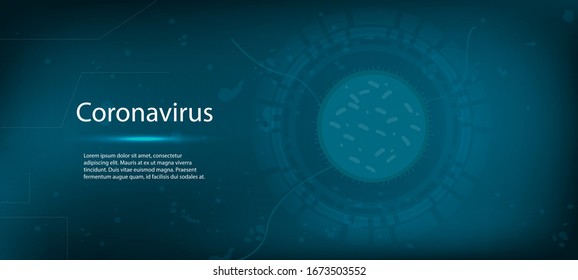 Coronavirus outbreak and coronavirus flu background. Coronavirus 2019-nKoV. Pandemic health risk, immunology, virology, epidemiology concept.